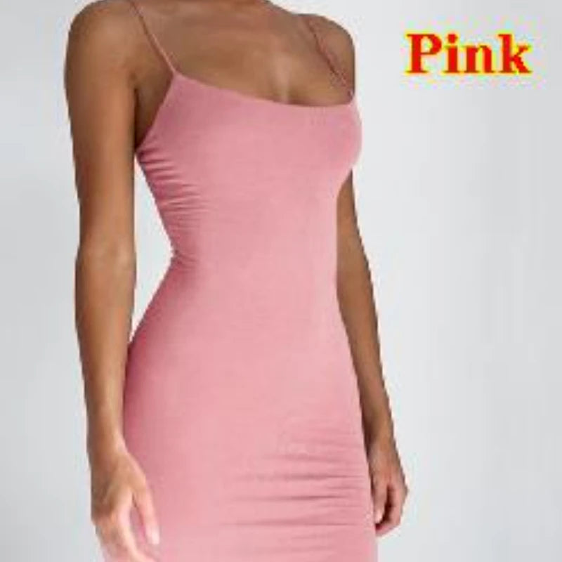 WomensOneStopShop™ Women Spaghetti Strap Mini Dress