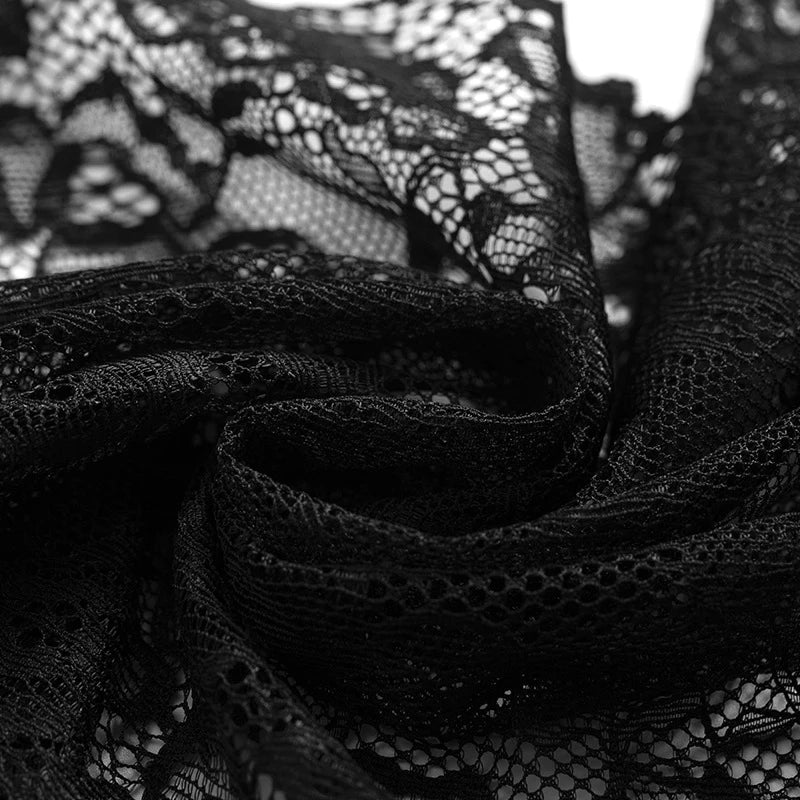 WomensOneStopShop™  2 Pcs Women's New Sexy Lace See-Through Pajamas