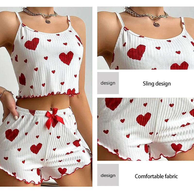 WomensOneStopShop™ Women's Pajamas Set Sleepwear 2 PCS