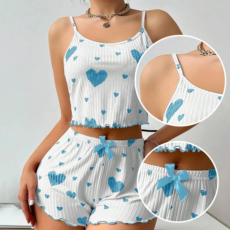 WomensOneStopShop™ Women's Pajamas Set Sleepwear 2 PCS