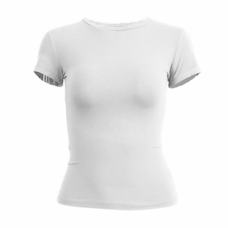 WomensOneStopShop™ Woman Short Sleeve T-shirt Slim Fit
