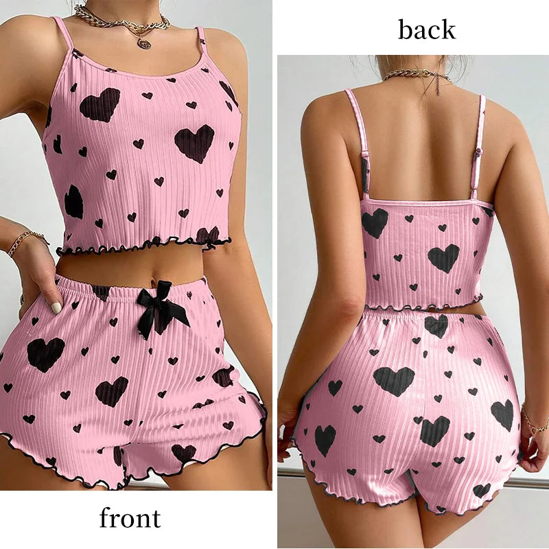 WomensOneStopShop™ Women's Pajamas Set Sleepwear 2 PCS