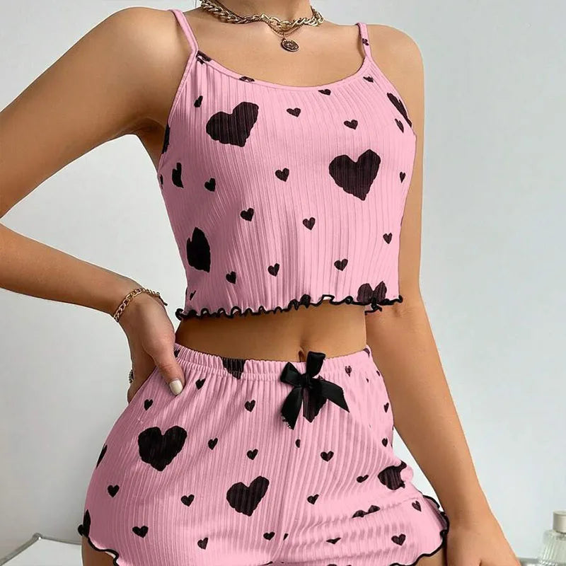 WomensOneStopShop™ Women's Pajamas Set Sleepwear 2 PCS
